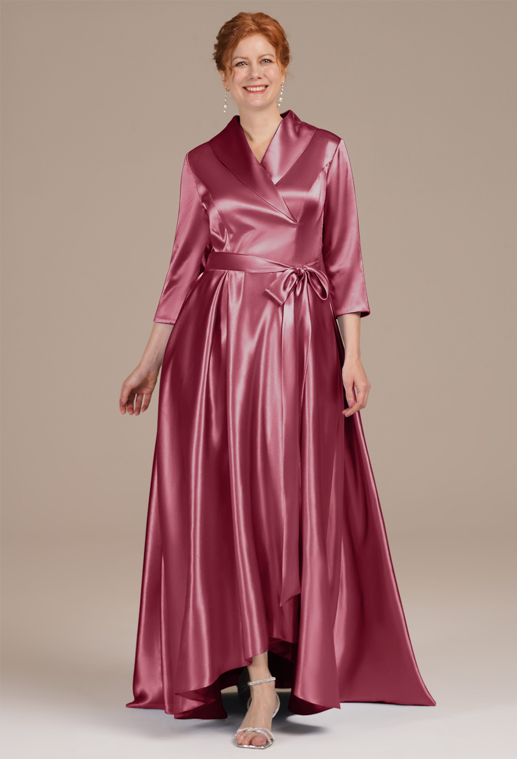 AW Silvia Desert Rose  Mother of the Bride Dresses